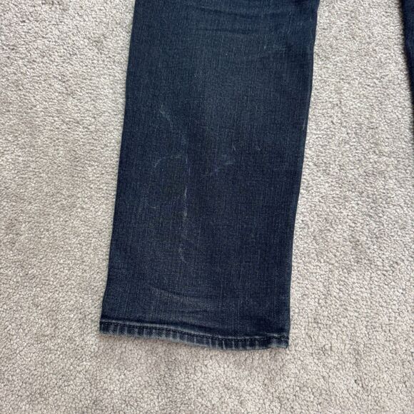 Levi's 511 Slim Fit Denim Jeans Mens 36x30 Blue Straight Leg Dark Wash Casual - Picture 4 of 16